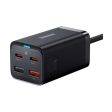 Carregador Gan3 Pro Fast Charging 2x USB +2x USB- C Baseus 65W - Preto Online Hot Sale