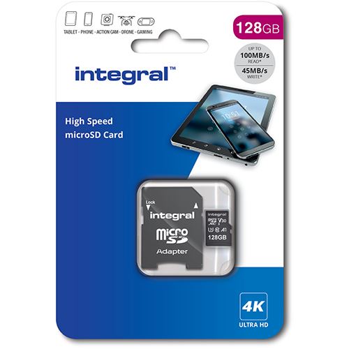 Cartão de Memória MicroSDXS Integral - 128GB Sale