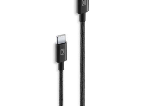 Cabo Entrançado USB-C  Cellular Line Power 0.6m - Preto Sale